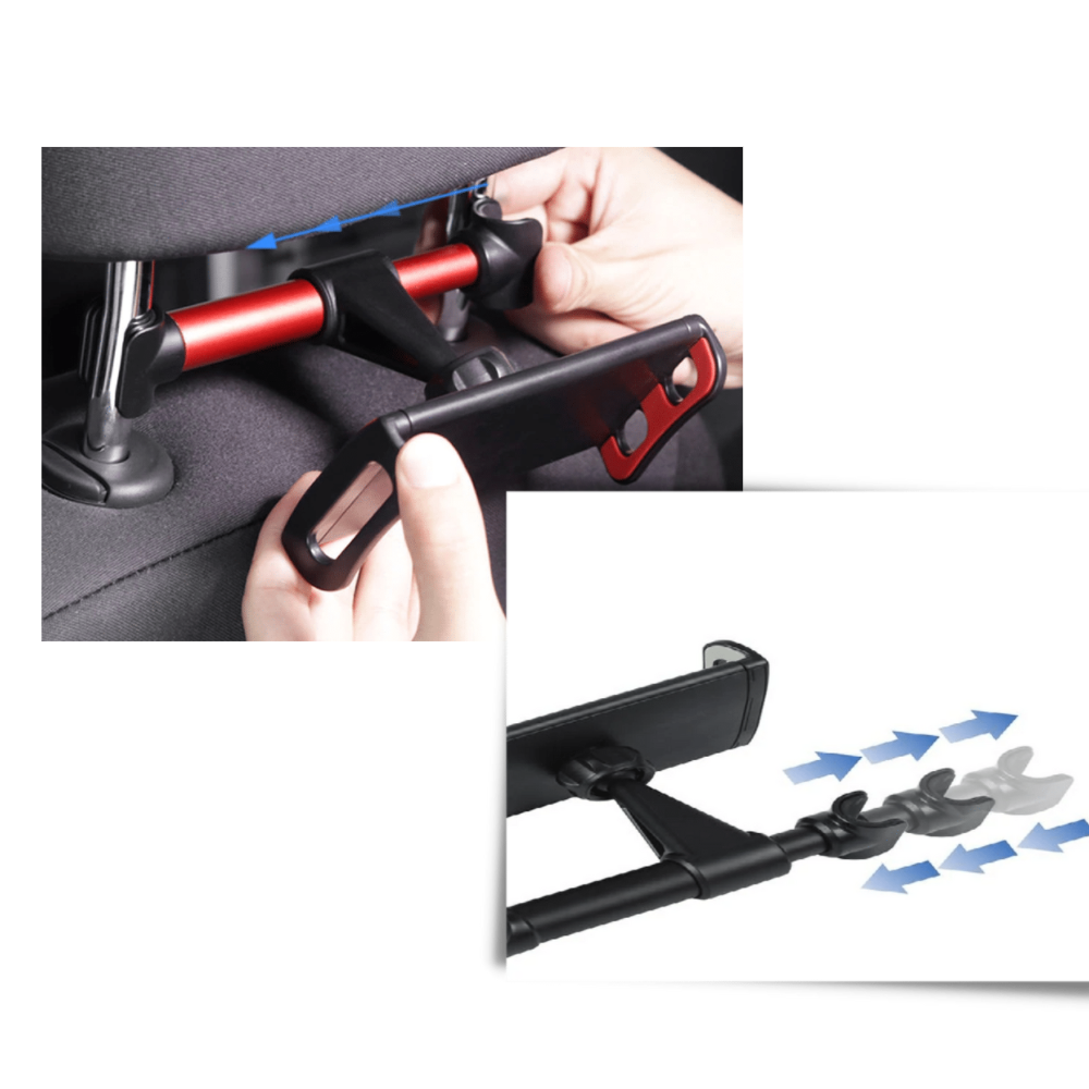 Support de tablette et de téléphone pour siège arrière de voiture